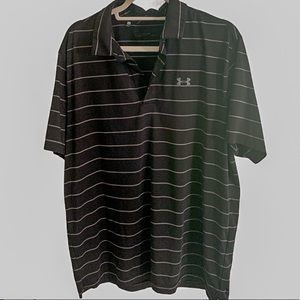 Under Armour Performance Mens Stripes Polo XL